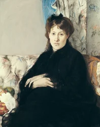 Porträtt av Madame Edma Pontillon (1839-1921) 1871 (pastell på papper)